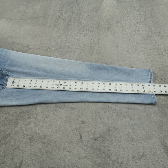 Talbots Jeans Women's Size 8 Blue High-Rise Modern Ankle 26" Inseam Distressed - Picture 16 of 16